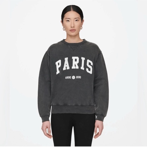 Anine Bing Sweaters - Anine Bing Paris Sweatshirt